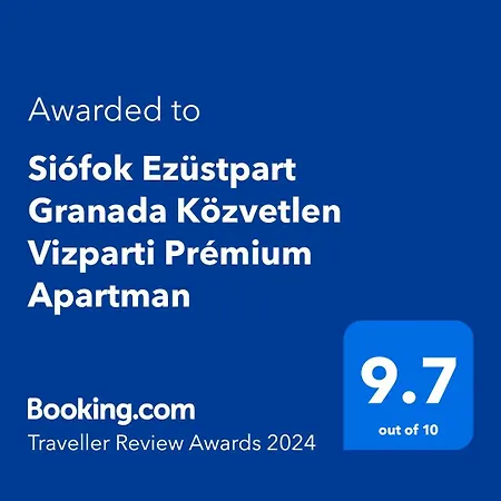 Apartman Ezüstpart Granada Közvetlen Vizparti Prémium Siófok